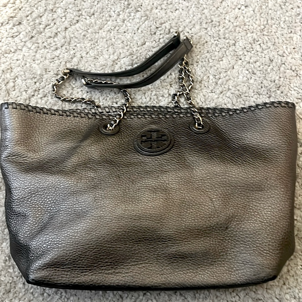 Women’s Bag Tory Burch Silver-Gray